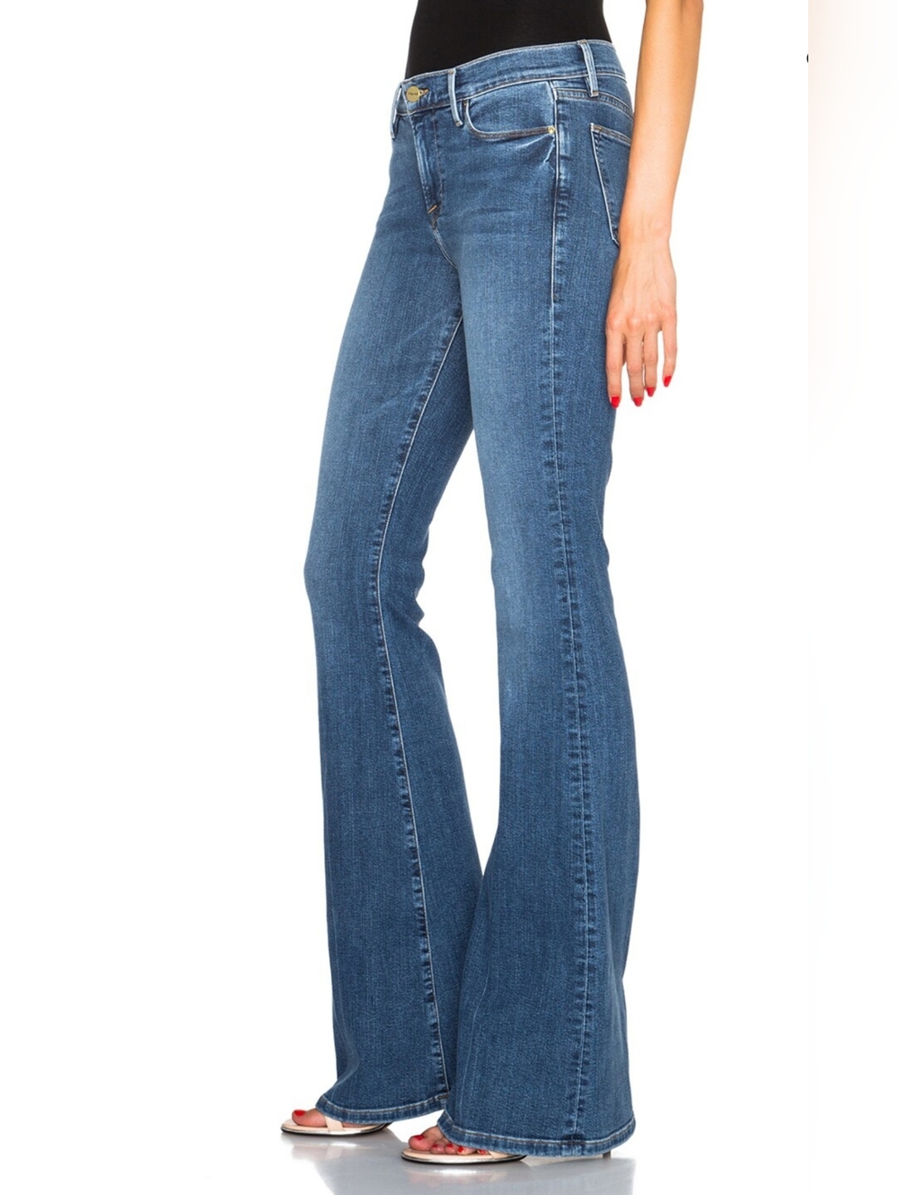 FRAME Le High Flare Jeans, Size 29 - Picture 3 of 10